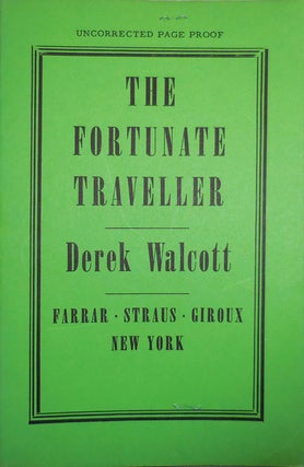 Item #003166 The Fortunate Traveller. Derek Walcott