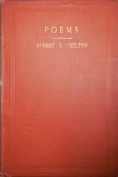 Item #004078 Poems. Robert S. Chilton.