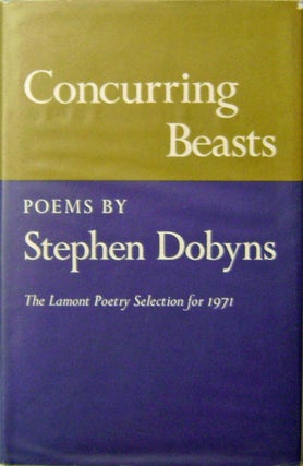 Item #005165 Concurring Beasts. Stephen Dobyns