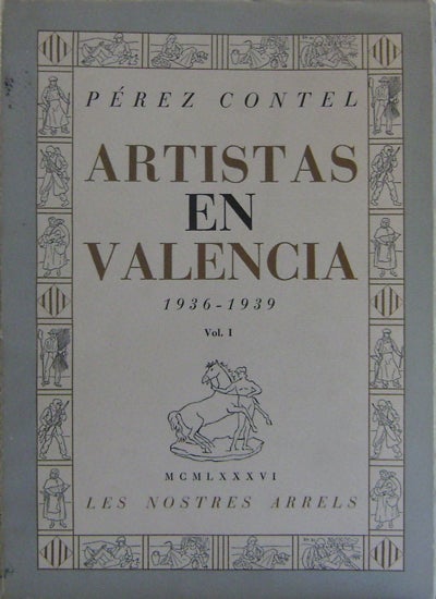 Item #005282 Artistas En Valencia 2 Volumes. Perez Art - Contel.