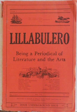 Item #006516 Lillabulero Volume 1 Number 4. Russell Banks, William, Matthews