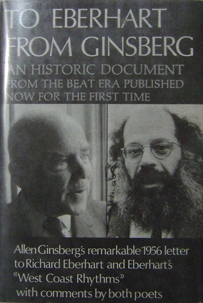 Item #006665 To Eberhart From Ginsberg. Allen Ginsberg, Richard Eberhart.