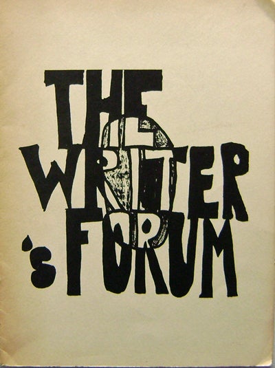 Item #006731 The Writer's Forum. James Tate, Gerard, Malanga, William, Matthews, Susan Fromberg Schaeffer.
