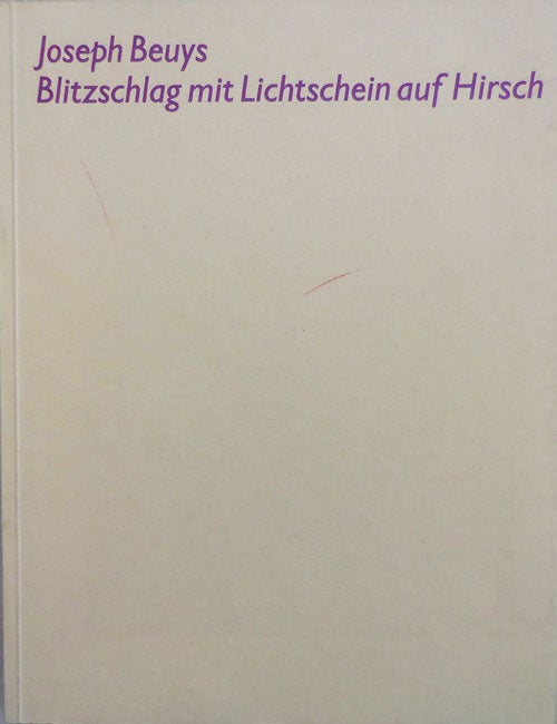 Item #008040 Blitzschlag Mit Lichtschein Auf Hirsch. Joseph Art - Beuys.