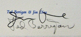Fragment For Jim Brodey (Signed Broadside Poem)