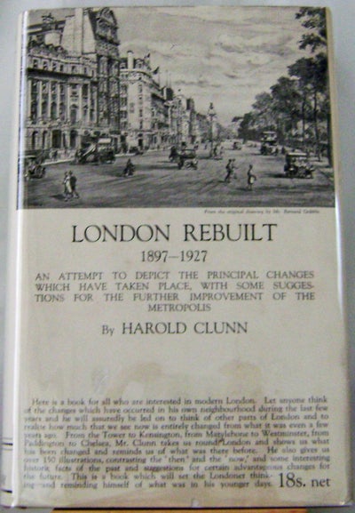 Item #008256 London Rebuilt 1897-1927. Harold Architecture - Clunn.