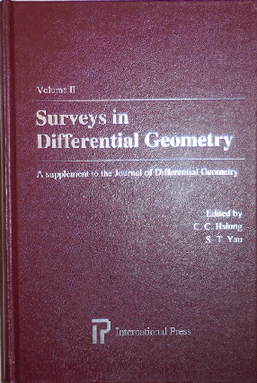 Item #009819 Surveys in Differential Geometry Volume II. C. C. And S. -T. Yau Hsiung
