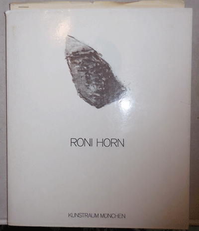 Item #010012 Roni Horn. Roni Art - Horn.