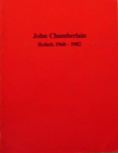 Item #010284 Reliefs 1960 - 1982. John Art - Chamberlain.