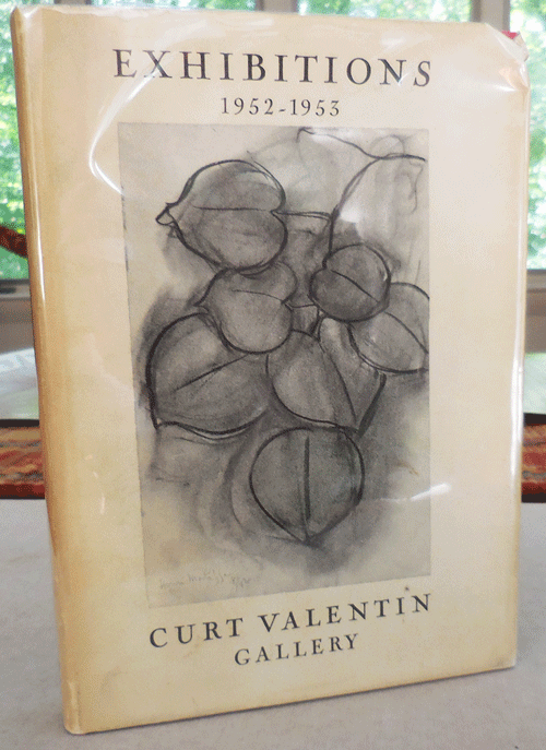Item #10868 Exhibitions 1952 - 1953. Art - Curt Valentin Gallery.
