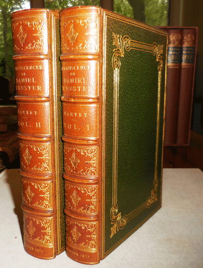 Item #11103 Reminiscences of Daniel Webster (Two Volumes). Peter Harvey, Daniel Webster.