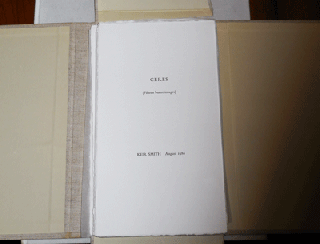 Item #11934 Ceres (Fifteen Burnt Images). Keir Artist Book - Smith