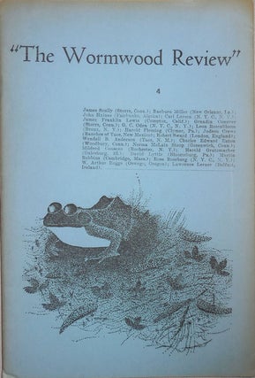 Item #11991 The Wormwood Review #4. Robert S. Sward, David, Lyttle, James, Scully