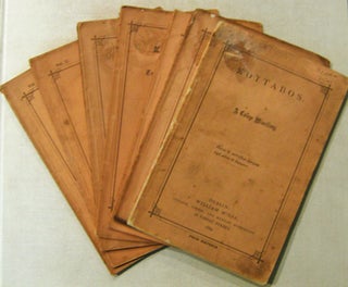 Item #12004 Kottabos A College Miscellany 7 Issues. Edward Dowden, Townsend, Mills, Arthur Law,...