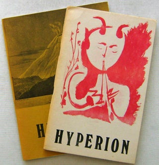 Item #12225 Hyperion Volume III Number 1 and 3 (Two Issues). Harold Norse, Gary, Snyder, Gene,...
