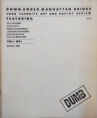 Item #12433 Down Under Manhattan Bridge Your Favorite Art and Poetry Review Volume 1 Number 1....
