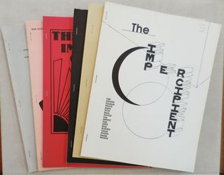 Item #12535 The Impercipient #2-8 (Seven issues). Jennifer Moxley, Elizabeth Willis Peter Gizzi,...