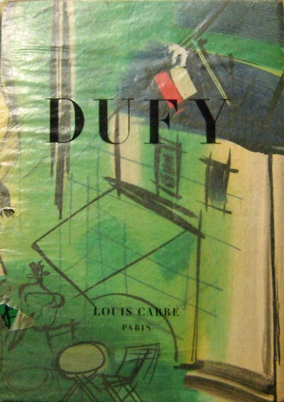 Item #12688 DUFY Exposition au profit de la Sauvegarde du Chateau de Versailles. Raoul Art - Dufy.