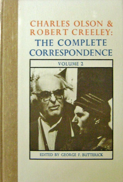 Item #13310 The Complete Correspondence Volume 2 (Signed). Charles Olson, Robert Creeley.