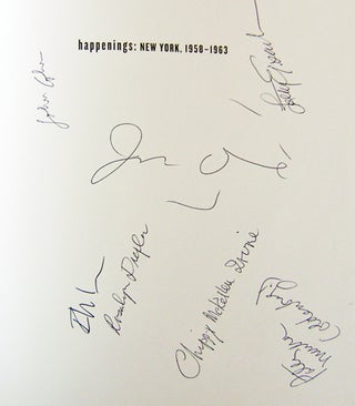 Happenings: New York, 1958 - 1963 (Signed by Seven Artists)