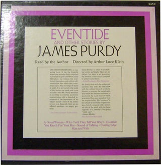Item #14319 Eventide and Other Stories (Four LP Spoken Word Albums in Box). James Purdy