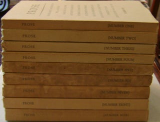 Prose Magazine Issues 1-9 Complete Set