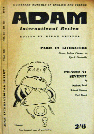 Item #14995 Adam International Review Year XIX Nos. 219-220-221. Miron Grindea, Roland Penrose Herbert Read, Paul Eluard.