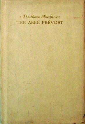 Item #15565 The Raven Miscellany - The Abbe Prevost (Signed Limited). Helen Waddell