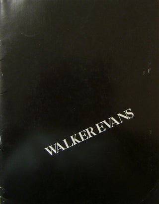 Item #15704 250 Photographs by Walker Evans. Walker Photography - Evans, Arnold H. Crane