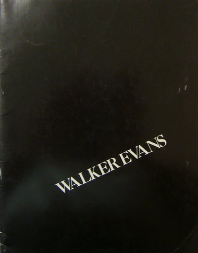 Item #15704 250 Photographs by Walker Evans. Walker Photography - Evans, Arnold H. Crane.