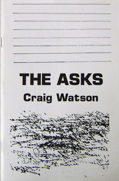 Item #15733 The Asks. Craig Watson.