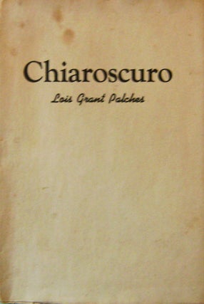 Item #15757 Chiaroscuro (Signed). Lois Grant Palches