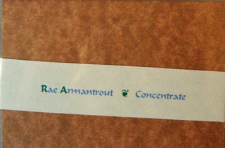 Item #15881 Concentrate (Signed). Rae Armantrout