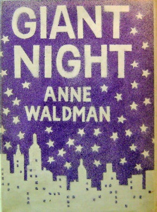 Item #16740 Giant Night. Anne Waldman