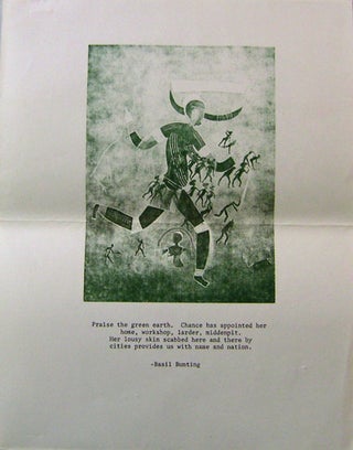 Root, Branch & Mammal #1 (with Basil Bunting Broadside); A Monthly Bulletin of Animal Discourse