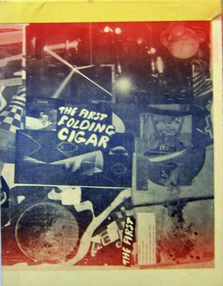 Item #17092 The First Folding Cigar. Roger Artist Book / Artist Periodical - Erickson, Benjamin...