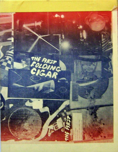 Item #17092 The First Folding Cigar. Roger Artist Book / Artist Periodical - Erickson, Benjamin Sloan Bob Heman, Pittore, Charles J. Stanley.