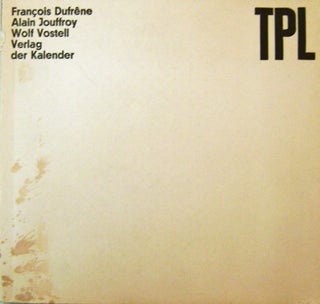 Item #17265 TPL: Tombeau de Pierre Larousse - Poesie von Francois Dufresne - Decollagen -...