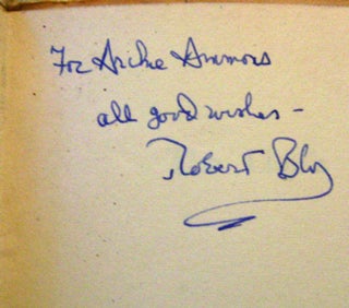 The Lion's Tail and Eyes (Inscribed by Bly to A. A. Ammons)