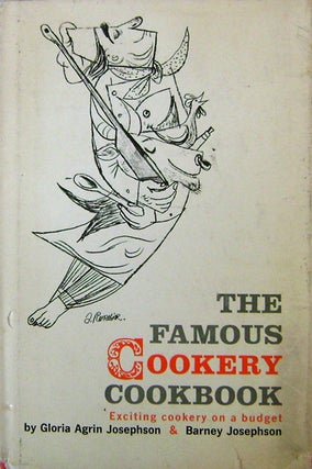 Item #18428 The Famous Cookery Cookbook; Exciting cookery on a budget. Gloria Agrin Cookery -...