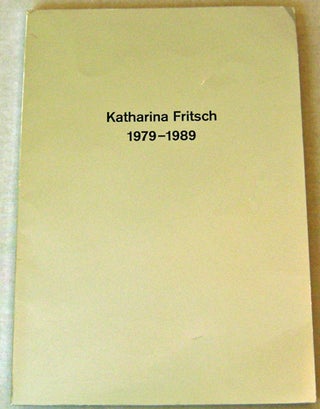 Item #18440 Katharina Fritsch 1979 - 1989. Katharina Art - Fritsch