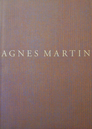 Item #18447 Agnes Martin. Agnes Art - Martin