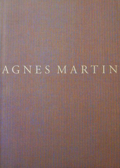Item #18447 Agnes Martin. Agnes Art - Martin.