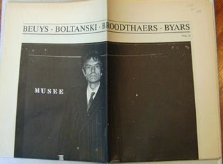 Item #18481 Beuys - Boltanski - Broodthaers - Byars Vol. 12. Joseph / Boltanski Art Periodical -...
