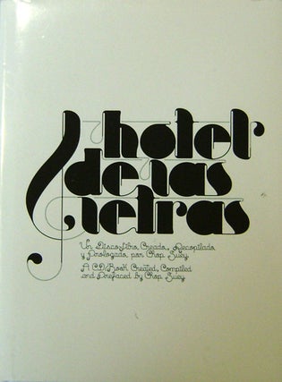 Item #18699 Hotel De Las Letras; A CD Book Created, Compiled and Prefaced by Chop Suey. Chop Suey