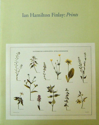 Item #18708 Ian Hamilton Finlay: Prints. Prudence Art - Carlson, Ian Hamilton Finlay