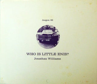 Item #18796 Who Is Little Enis? (Signed Broadside Poem). Jonathan Williams