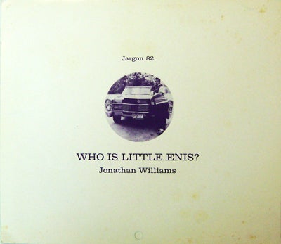 Item #18796 Who Is Little Enis? (Signed Broadside Poem). Jonathan Williams.