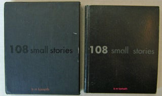 Item #18918 108 Small Stories. Manjunath Artist Book - Kamath