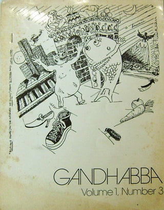 Item #18921 Gandhabba Volume 1, Number 3. Tom Savage, Gerard Malanga Jackson Mac Low, Bernadette...